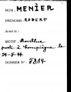 MENIER Robert