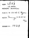 LEVY Hermine (née WAHL)