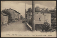 Craponne. « Hôtel du Pont Chabrol », chez Paul.