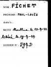FICHET Paul Louis