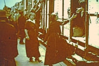 Gare de l'Est, les mobilisés.