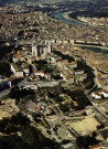 Lyon. Fourvière, vue aérienne.