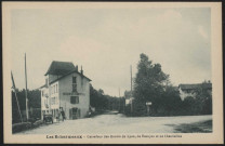 Les Echarmeaux. Carrefour des routes de Lyon, de Beaujeu et de Chauffailles.