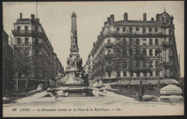 Lyon. Le monument Carnot sur la place de la République.
