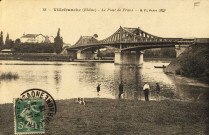 Villefranche-sur-Saône. Le pont de Frans.