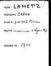 LAMETZ Irène