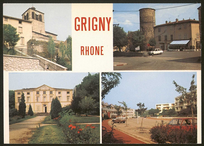 Grigny. Vues multiples en mosaïque.