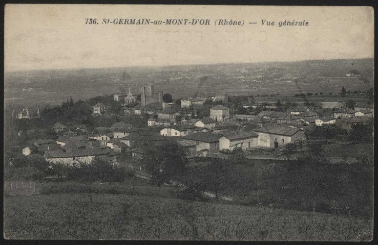 Saint-Germain-au-Mont-d'Or. Vue générale.