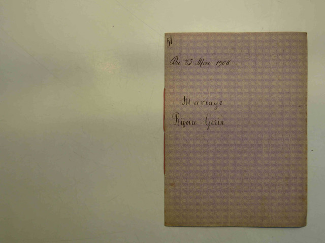 25 mai-décembre 1908