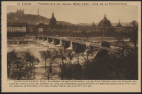Lyon. Perspective du grand Hôtel-Dieu, pont de la Guillotière.