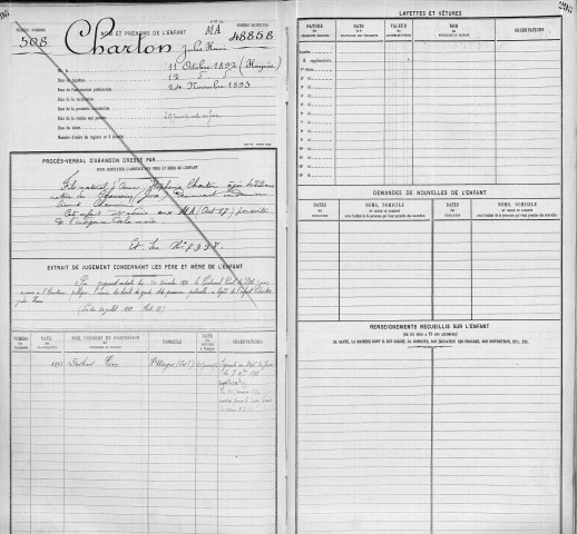 CHARTON, Jules, Henri.