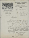 Commerce et fonderie de vieux métaux A. Ansanti - Lyon.