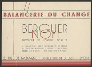 Balancerie du Change - Lyon.