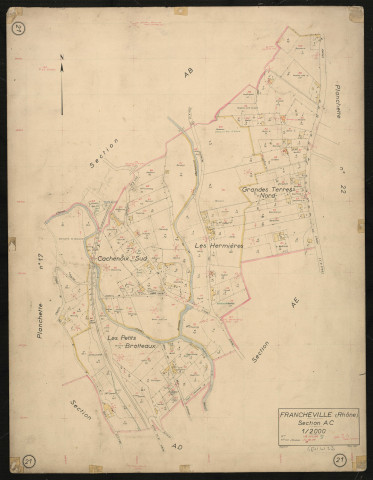 Section AC : plan n° 21.