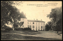 Saint-Georges-de-Reneins. Château de Boitray. Façade sur le parc.