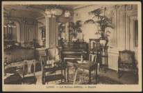 Lyon. Le Royal Hôtel, le salon.