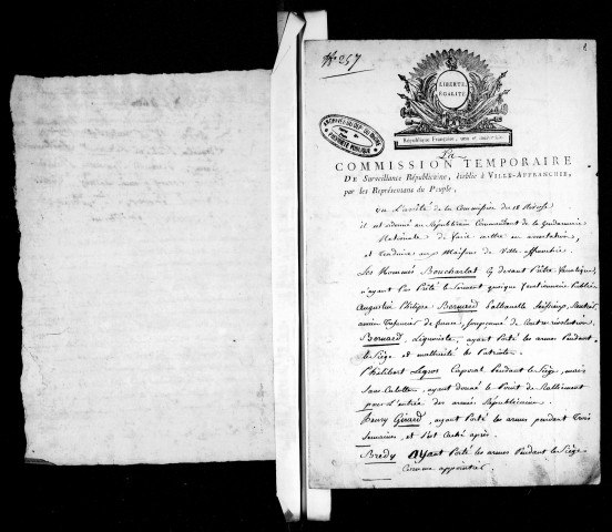 Dossiers n° 463-500.