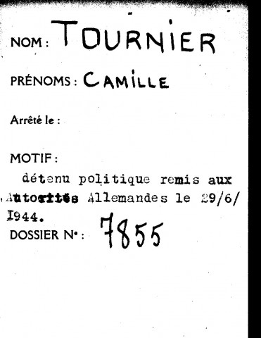 TOURNIER Camille