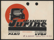 Les machines Jurine - Lyon.