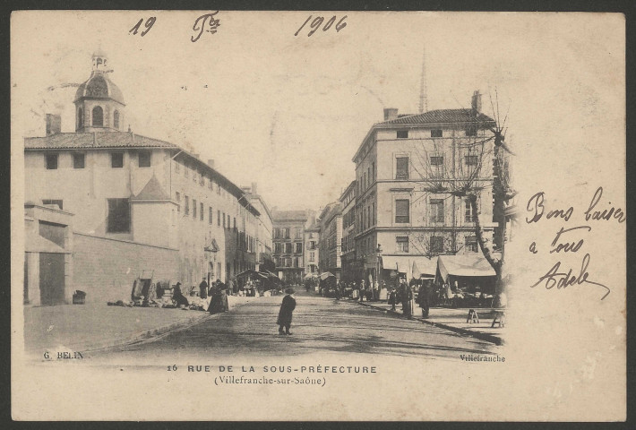 Villefranche-sur-Saône - Rue de la sous-préfecture.