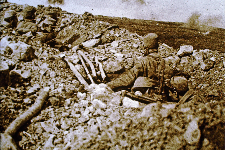 Éparges, bombardement du point C.