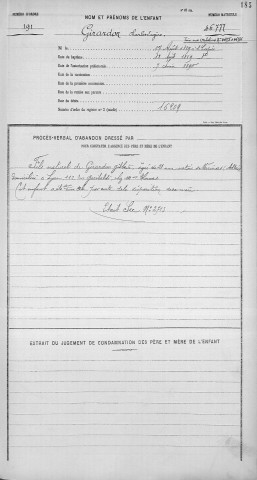 GIRARDON, Charles, Eugène.