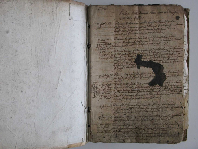 Répertoire des actes concernant l'hôpital de la Charité de Lyon.