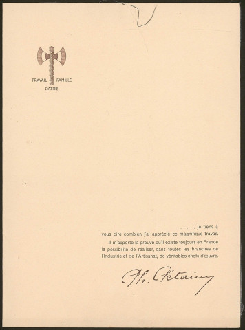 Maréchal Philippe Pétain.