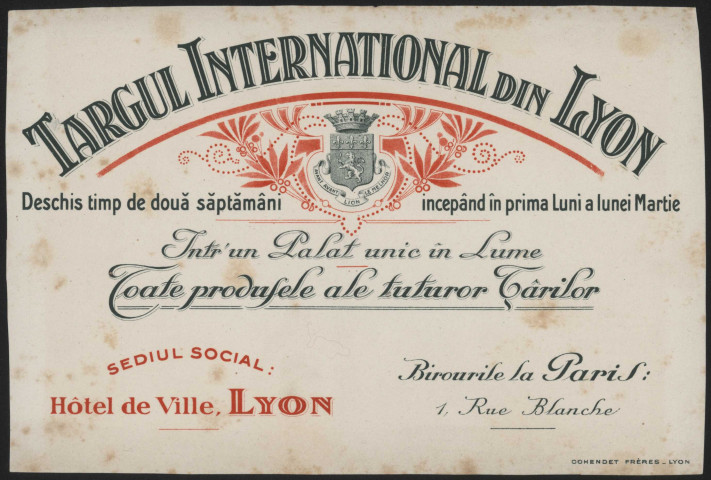 Targul international din Lyon - Lyon.