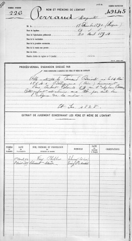 PERRAUD, Marguerite.