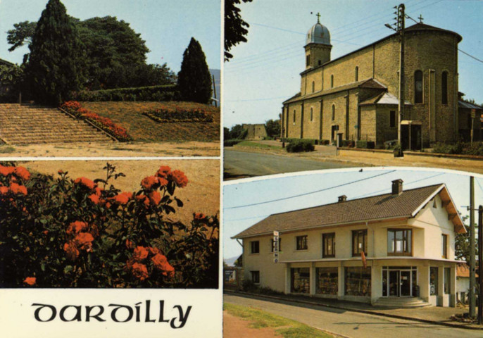 Dardilly. Le Barriot. Vues multiples en mosaïque.