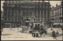 Lyon. La fontaine Bartholdi.