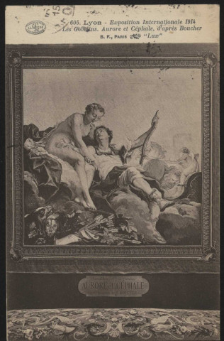 Aurore et Céphale, d'après Boucher.