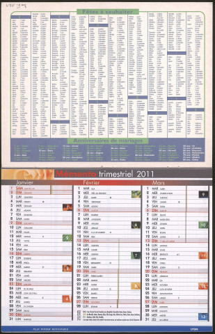 Almanach du facteur 2011.