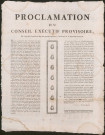 Proclamation du conseil exécutif provisoire, le 22 janvier 1793, l'An second de la République française.