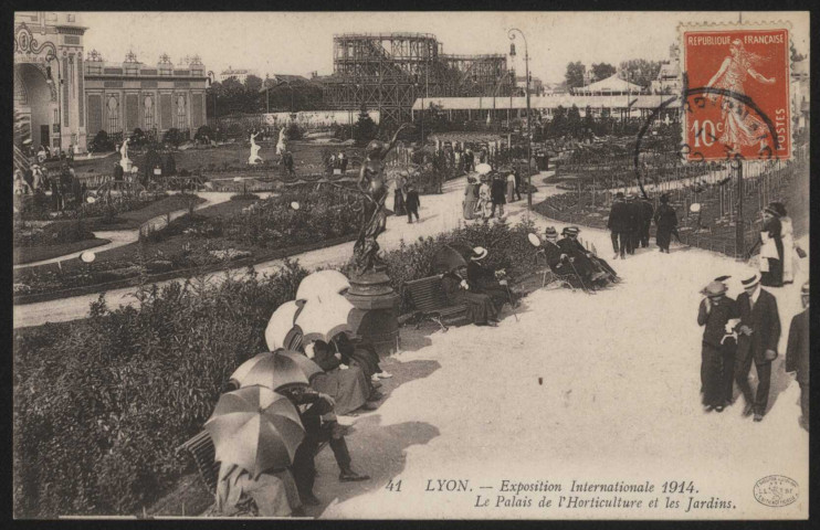 Le palais de l'Horticulture et les jardins.