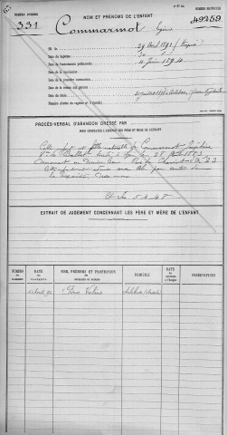 COMMARMOT, Eugénie.