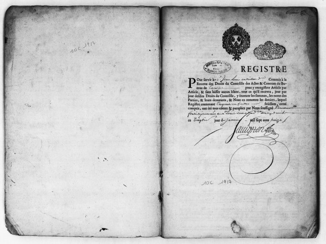 1er février 1713-8 mai 1715.