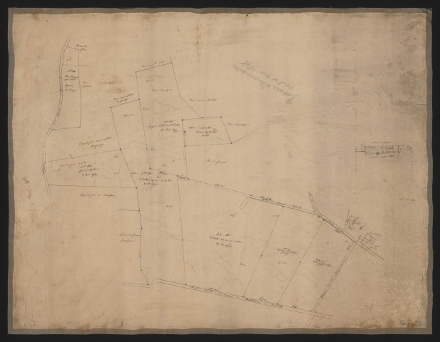 Plan des terres Rivière (avril-mai 1848).