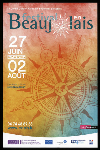 Festival en Beaujolais - 36e édition (27 juin-2 août 2017).
