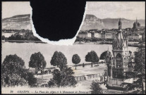 La place des Alpes et le monument Brunswick. Panorama.