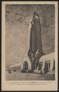 L'ossuaire et le phare de Douaumont, d'après l'eau-forte de MM. Léon Azéma, Max Edrei et Jacques Hardy, architectes.