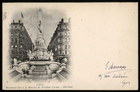 Lyon. Monument élevé à la mémoire du président Carnot.