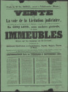 Vente par expropriation forcée d'immeubles à Cours et Mardore (3 juillet 1874).