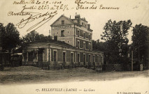 Belleville-sur-Saône. La gare.