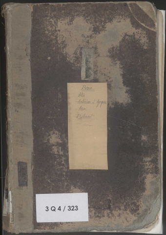 Communes A-B (volume 1).