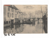 Port-Marly, les sauveteurs lors de la crue de la Seine le 1er février 1910.