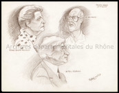 Avec Paulette Pallarès-Roche et Adolphe Waysenson.