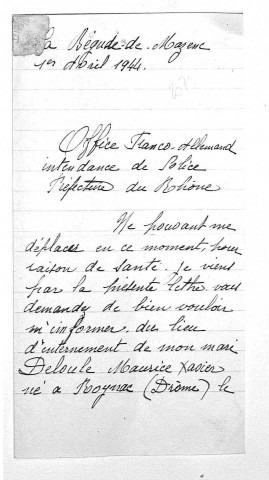 DELOULE Maurice Xavier