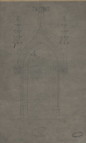 Plans concernant des édifices étrangers.